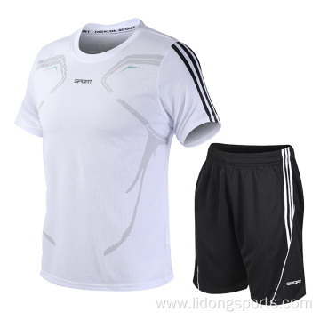 Blue And White Sublimation Soccer Team Training Wear